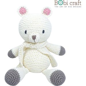 Bobi craft Medium Crème Beer - Knuffel 27cm