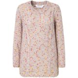 Janet & Joyce - Dames - Trui classic fit noppengaren kabelsteek - Rood - Maat 42+