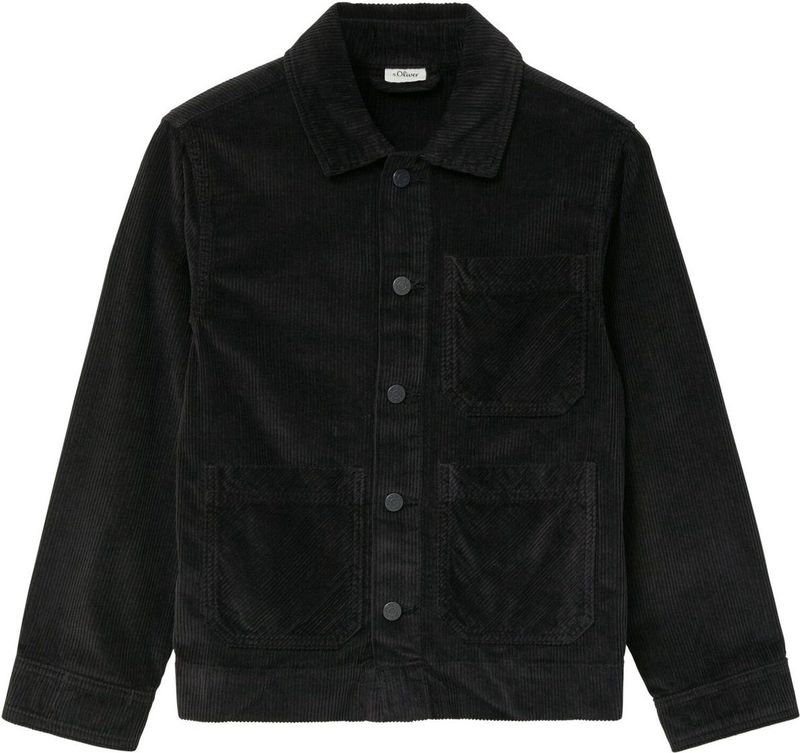 Binnenjas - Corduroy Overshirt - Relaxte Pasvorm - Lange Mouwen - Knoopsluiting