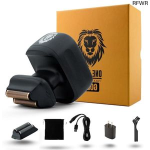 RFWR® Draadloos Gezichtsscheerapparaat voor Mannen - Elektrisch Scheerapparaat met Dubbele Folie voor Glad en Precisie Scheren