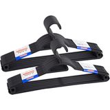 Plasticforte - Kledinghangers - Zwart - 20x - Kunststof - 40 cm