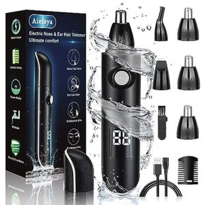 Professionele Neustrimmer voor Mannen en Vrouwen - Wenkbrauw- en Gezichtshaarverwijderaar - Waterdicht en Oplaadbaar - Eenvoudig te Reinigen