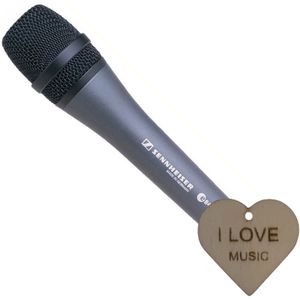 Sennheiser E845 Evolution Series Dynamische Cardioïde Zangmicrofoon met Specter Sleutelhanger - Professionele Geluidskwaliteit voor Zangers