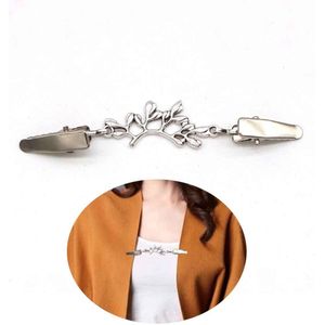 Vestsluiting - bladeren - vestclip dames -vestsluiting dames - vestclip - vestsluiting vestclip - sjaalspeld - vestspeld - vestklem