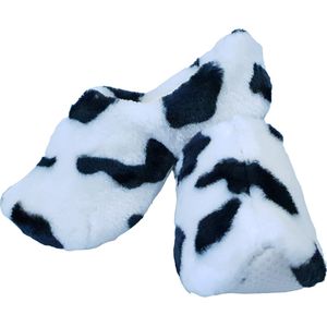 The One Towelling - Badstofslippers - Zwart/Wit - 400 gr/m² - 100% Gekamd Katoen