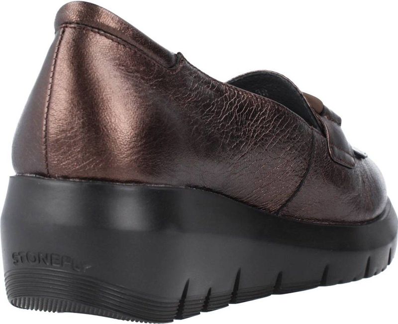 Stonefly - Plume 13 Laminated - Sleehakken - Bruin - Dames