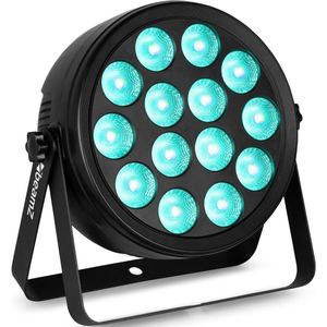 Discolamp - BeamZ BCC145 LED PAR - Met multicolor LED’s en afstandsbediening - Voor DJ’s en livebands
