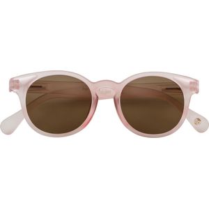 Babsee-zonnebril met leesgedeelte model Piet-Doorzichtig roze  - Sterkte + 1.5