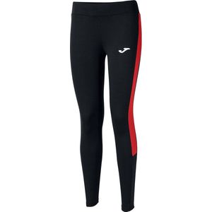 Joma Eco Championship Long Tight Dames - Zwart / Rood | Maat: XL