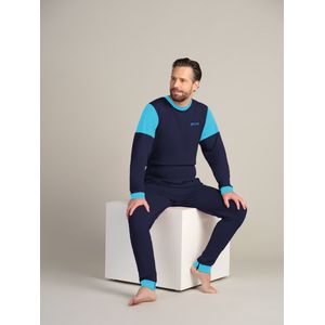 Plukpak voor volwassenen | Rugritssluiting  | Rits in het kruis | Hansop | Donkerblauw| XXL