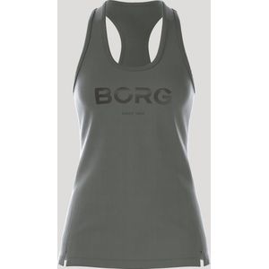 Björn Borg BB Logo Performance-  Tanktop - Top -Sport - Dames - Maat M - Grijs
