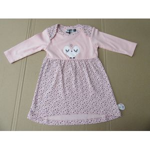 kleedje rose met stippen in marine , zero2three , 1jaar 80