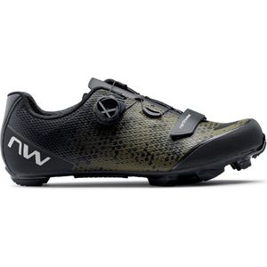 Northwave Razer 2 Mountainbike Schoenen  Fietsschoenen - Maat 40 - Unisex - zwart/groen