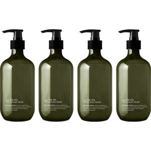 The Spa Collection Vetiver - Ecocert Cosmos Natural - Shampoo + Body Wash + Conditioner + Handzeep - 475 ml gerecyclede pompfles - Set van 4 stuks