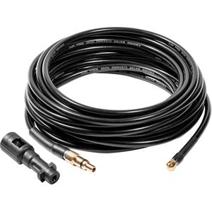10M afvoerbuis reinigingsslang met adapter, flexibele buisontstopper en afvoerset voor Karcher hogedrukreinigers wasmachine rioolreiniger vervanging, reinigingsset Kärcher K-serie en LAVOR