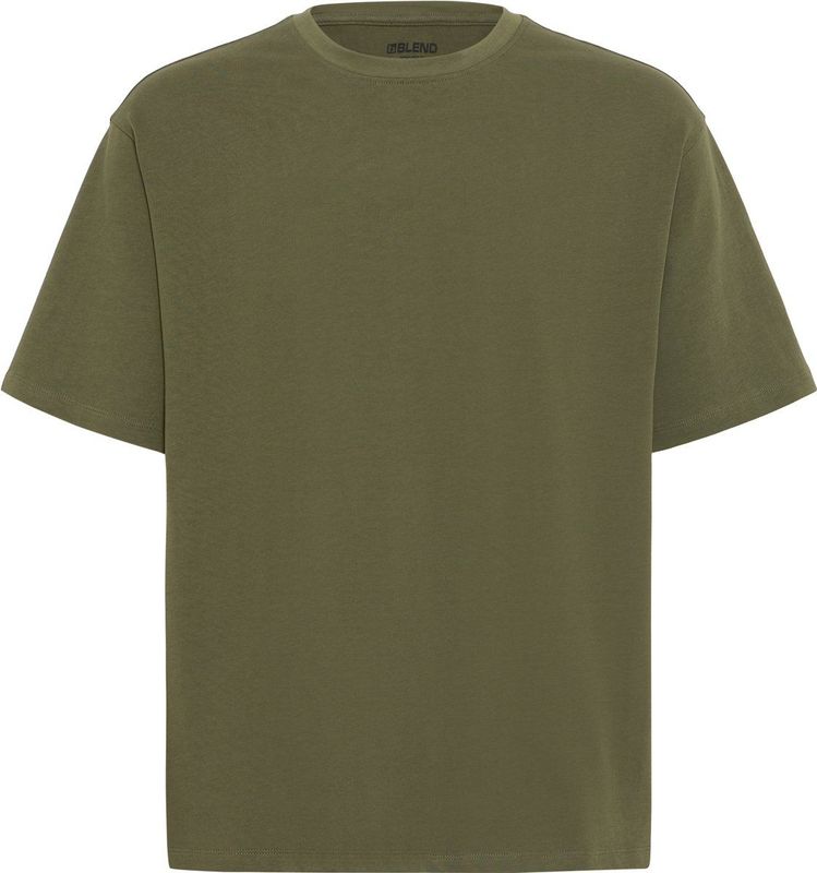 Blend - BHFISHER OVERSIZE TEE - T-shirt - Olive night - Korte Mouwen