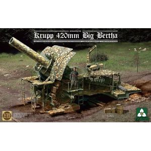 1:35 Takom 2035 German Empire Krupp 420mm Big Bertha Plastic Modelbouwpakket