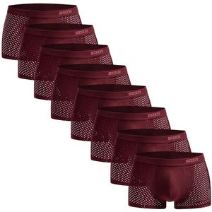 BOXR Boxershort Heren 8 Pack - Bamboe Ondergoed Heren - Duurzaam & Ademend - Zijdezacht - Perfecte Pasvorm - Ondergoed Heren - Onderbroeken Heren - Ideaal voor Dagelijks Gebruik & Sport - Maat XXL