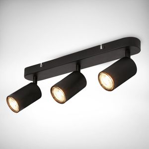 B.K.Licht - Plafondspots - draaibaar - met GU10 - 39 cm lengte - zwart
