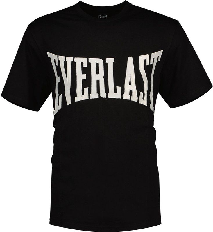 Everlast Jersey T-shirt Met Korte Mouwen Zwart S Man