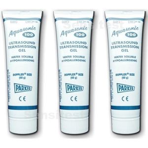 Aquasonic Ultrasound Doppler gel 60 gram 3 stuks