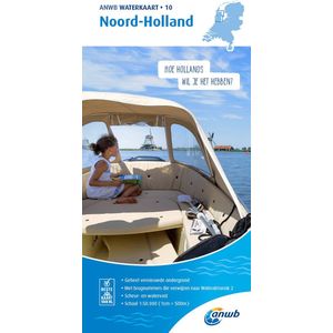 ANWB waterkaart 10 - Noord-Holland