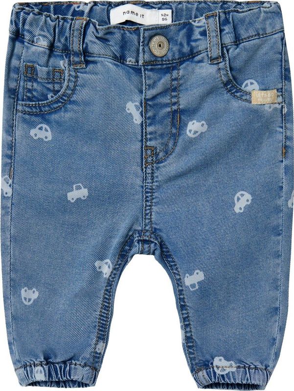 Name It baby jongens spijkerbroek BEN Medium Blue Denim Tapered Fit