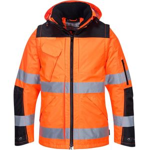 Portwest - Pro Hi-Vis C469 - 3-in-1 Jack - Oranje/Zwart