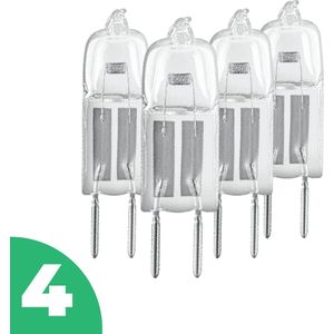 Emos 12V Halogeenlamp G4 - 15W - Warm Wit Licht - Dimbaar - 4 stuks