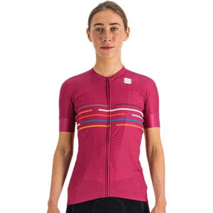 Sportful VELODROME Fietsshirt Korte Mouwen Dames Cyclamen - Vrouwen - maat L