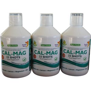 Triple pack Calcium – Magnesium bevat een unieke blend waar onder andere calcium en magnesium zorgen voor ondersteuning voor uw lichaam. Naast deze calcium en magnesium zitten er in deze complexe blend ook vitamine C,