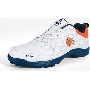 DSC Belter Cricket Shoes | Teal Blue | For Boys and Men | Eva Sock Liner | Lightweight Outsole | Durable | 8 UK, 9 US, 42 EU