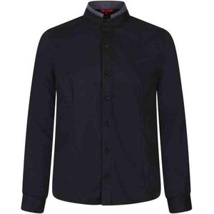 Dancing Days Overhemd -S- Basic grandad collared Zwart