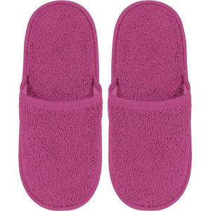 Badslippers Badstof Uni Pure met Zool Pruim Ciruela Maat 43 - 1 Paar
