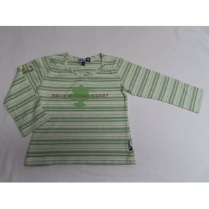 T-Shirt - Lange mouw - Meisje - Streep - Groen - 2 jaar 92
