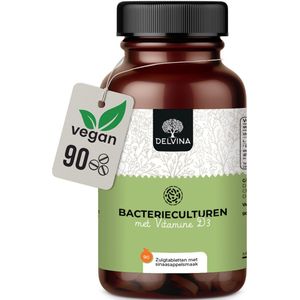 DELVINA - Veganistische Zuigtabletten - Sinaasappelsmaak - 90 Stuks - Met Vitamine D3 voor Mondhygiëne