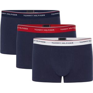 Tommy Hilfiger Boxershorts - Mannen - 3-pack - Navy/Wit/Rood - Maat S