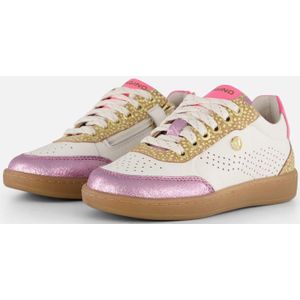 Vingino Metallic Sneakers roze Leer - Dames - Maat 35