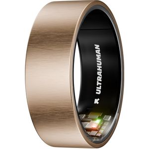 Ultrahuman Ring Air - Smart Ring - Slaap & Fitnesstracker - Unisex voor Mannen & Vrouwen - Geen Appkosten (Standaardfuncties) - Tot 6 Dagen Batterijduur - Geborsteld Roségoud - Maat 6