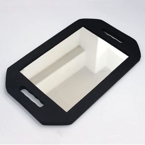 Lichte Handspiegel voor Kappers met Dubbele Handgreep - Ideaal voor Kapsalons