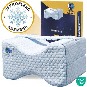 The Night Guard® Deluxe - Orthopedisch Kniekussen - Verkoelend - Ergonomisch Beenkussen - Kniekussen voor in bed - Zijslaapkussen
