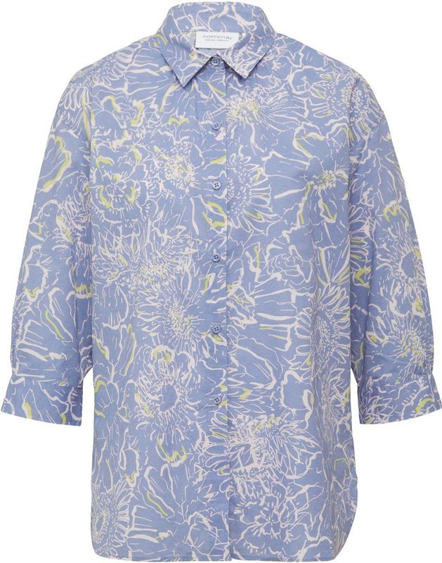 comma - Blouse - Losvallend - Met All-over Print