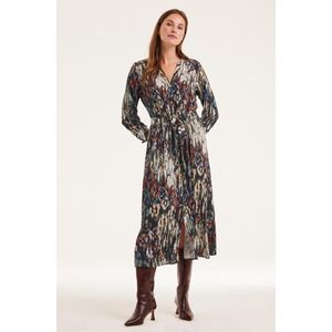 DIDI - Dress Playful Firelight print - Jurk - Blauw