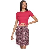 Vila - Lira - T-shirt - Roze - Korte Mouwen