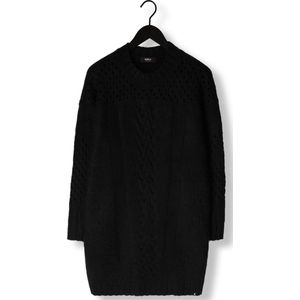 Simple Knit-ac-pl-23-1 Truien & vesten Dames - Sweater - Hoodie - Vest- Zwart - Maat M