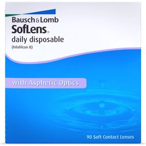 +1.75 - SofLens® Daily Disposable - 90 pack - Daglenzen - BC 8.60 - Contactlenzen