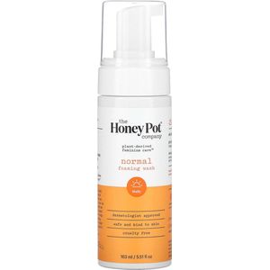 The Honey Pot Company - Normal Foaming Wash 163 ml Vegan - Intieme Wasgel Voor dagelijkse Vaginale Verzorging