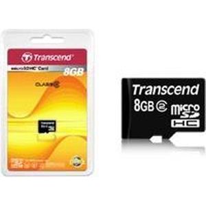 Transcend Micro-SDHC-kaart (Class 2) 8 GB