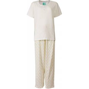Tenderness Dames Pyjama - Katoen - Wit - Maat L
