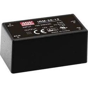 Mean Well - IRM-20-12 - AC/DC-printnetvoeding - 12 V/DC - 1.8 A - 21.6 W